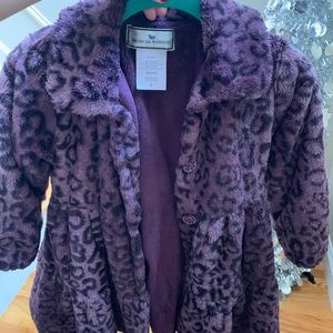 Girls Faux Fur Coat